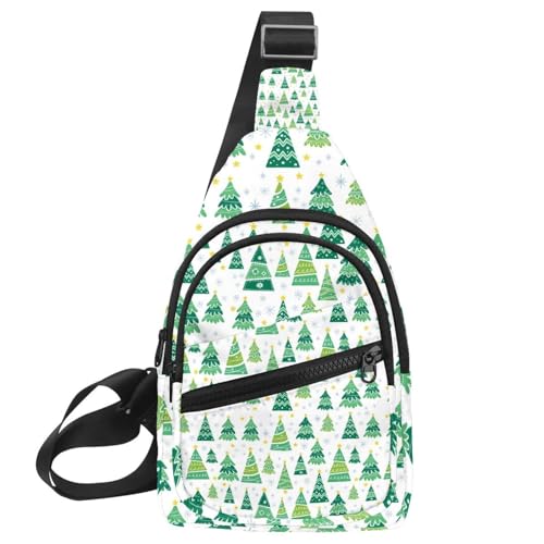 Sac à bandoulière imperméable Polar Bear pour homme - Noir