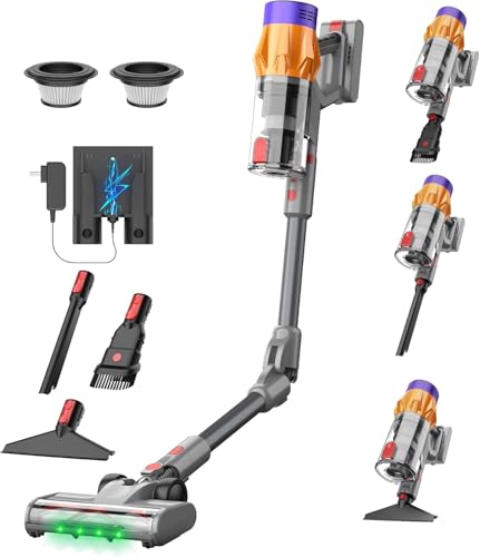 Catálogo para Comprar On-line Precios de Aspiradoras en Chedraui que Puedes Comprar On-line. 46 LASOMI Aspiradora Inalambrica V18,50KPa/550W/60min,180° Plegables,Aspirador Vertical con Pantalla Táctil,1.5L Capacidad,3 Niveles Ajustables,Aspiradoras con Accesorios (Gris...