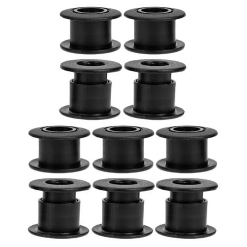 HEMOTON 10 Pièces Roulements De Baby-Foot Universels 3.00X3.00X1.50Cm Accessoires De Table De Baby-Foot Bagues De Roulement Amélioration du Contrôle Et...