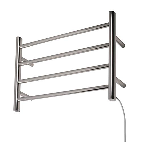 SCLHouiX Calentador de Toallas de Pared, Rejilla de Secado de Acero Inoxidable 304, toallero eléctrico, radiador de baño de 600W x 420H