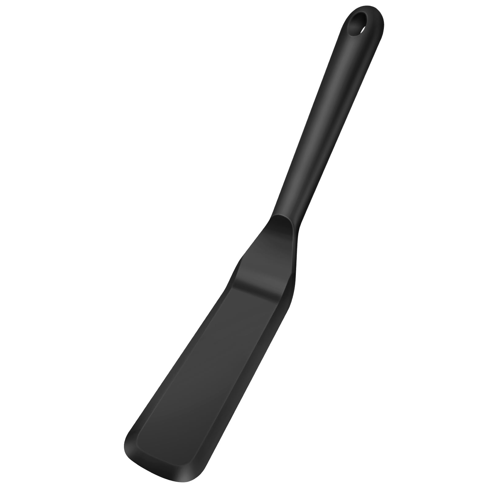 Mini espátula para servir brownie, espátula para tortitas de tortilla. Espátula fina de silicona resistente al calor, espátulas largas raspadoras para cocinar, panqueques, pizzas.