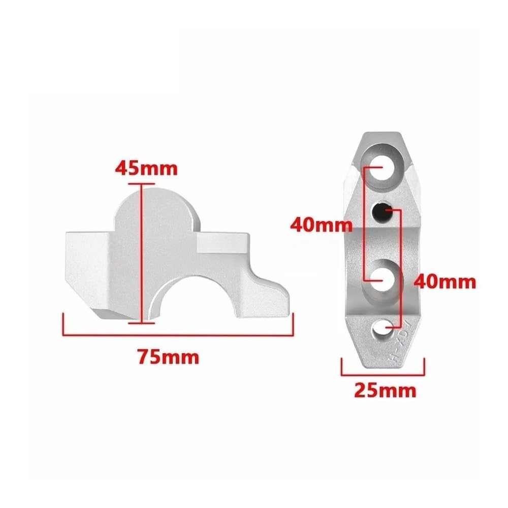 Abrazadera Elevadora para Manillar De Motocicleta Adaptador De Extensión Manillar para Ho&nda X-ADV 750 XADV750 XADV ADV 150 ADV150 2017-2023 Elevador Manillar
