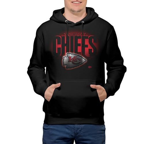 Sweat à Capuche NFL Homme M Chaud et Confortable | FOCO Noir