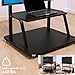 Commercial Grade Mobile AV Cart | Heavy-Duty Rolling Stand for 50-120