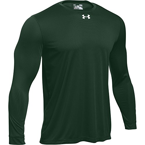Under Armour Men's UA Locker 2.0 Long Sleeve Shirt (Small, Forest Green-Metallic Silver)