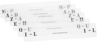 GATHINESS 6 Peças Cartão De Classificação De Registros Divisor De Registros De Vinil Divisores De Registros Organizadores De Álbuns Etiquetas Para Presentes Divisores Organizadores De