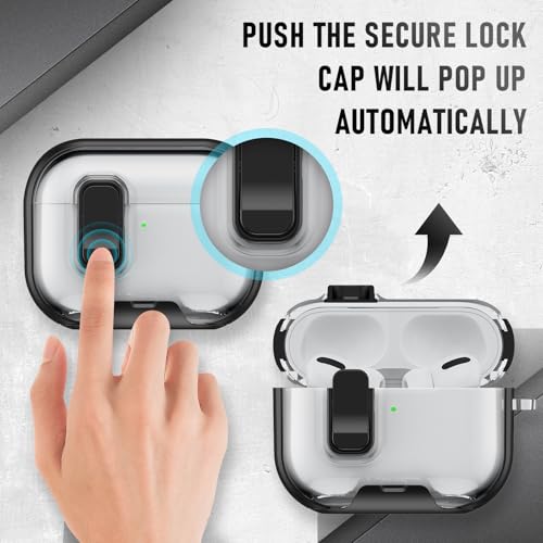 Image of for AirPods Pro 3 Case (2025) with Phone Stand & Cleaner Kit, Cute Soft Silicone Cover for AirPods Pro 3rd Genera case with Keychain for Women Men with Keychain for Airpod Pro case(2025)-Black