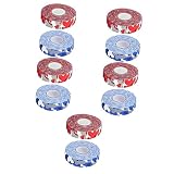 Toddmomy 10 Stück Farbiges Sportband Farbiges Klebeband Elastische Wickelbandagen Transparentes Medizinisches Klebeband Bandagen Wickelband Kohäsive Bandage Bandagen Hockeyband
