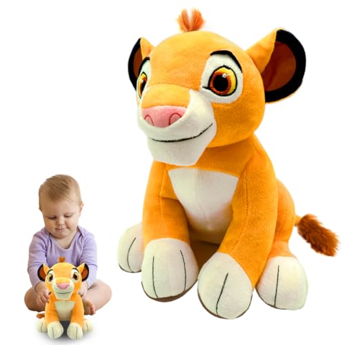 Löwe Simba Kuscheltier - König der Löwen Plüsch für Kinder Fans, Geburtstag und Weihnachten