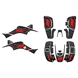 Kalair GFX Graphics Kit for Honda TRX 400EX (1999-2004) RIFT Series - ATV UTV Dirt Bike Stickers, Quad Dirtbike Racing Decal Automotive Motocross Accessories no-Plastics