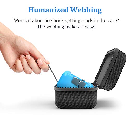 SHBC Ethylene Vinyl Acetate (EVA) Oxford Insulin Pen Carrying Case Portable Medical Cooler Bag For Diabetes With Protective Ice Brick - Convenient To Changing Needles With Each Injection, Black