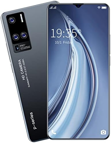 Zunate X50Pro Smartphone, 6.53in LCD Screen FHD 1080p, 4GB RAM, 128GB ROM, 8MP/16MP Camera, Unlocked Android Cell Phone, Dual SIM Smartphone, 4000mah Battery(Black)