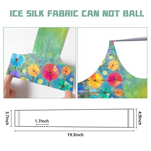 Flower Arm Sleeves For Women And Men Flower Gardening Sleeves Sun Protection Cooling Sleeves With Thumb Hole For Driving Cyclin Sports #TOP1