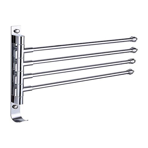 Porte-serviette rotative perforée CRODY avec bras pivotants pour un séchage rapide - 2
