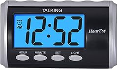 Talking Alarm Clock for Visually Impaired Large Numbers Desk Clock Day Clock for Seniors Battery photo Talking Alarm Clock for Visually Impaired Large Numbers Desk Clock Day Clock for Seniors Battery