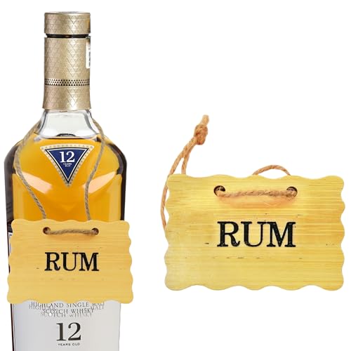 Etiquetas de licor XANADU elegantes para botellas de whisky, vino o ron 5
