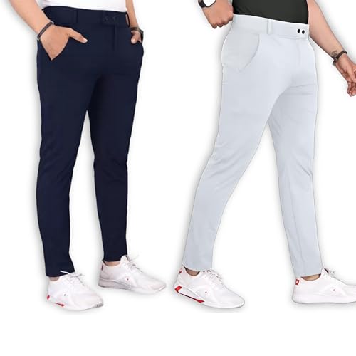 Image of Men's Stylish Slim Fit Trousers for Office and Casual Wear | Versatile Men's Trousers | Ideal for Formal Events and Everyday Casual Wear