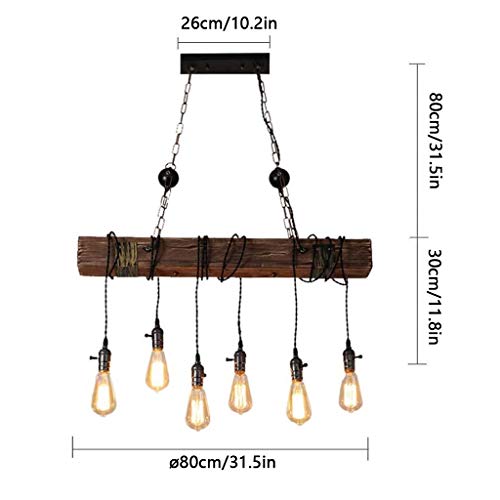 Lustre suspension réglable en hauteur solution éclairage séjour E27 - 8