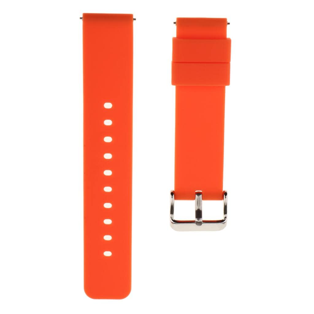 Losa Quick Release Silicone Watch Band With Stainless Steel Clasp 18Mm Orange (B0B69FPJPR) Amazon Price History, Amazon Price Tracker