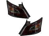 Marketplace Auto Parts Outer Tail Light Assembly 2 Piece Set - Quarter Mounted - Compatible with 2012-2014 Nissan Maxima