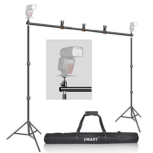 Backdrop Stand, Emart 7x10ft Photo Video Studio Muslin Background Stand Backdrop Support System