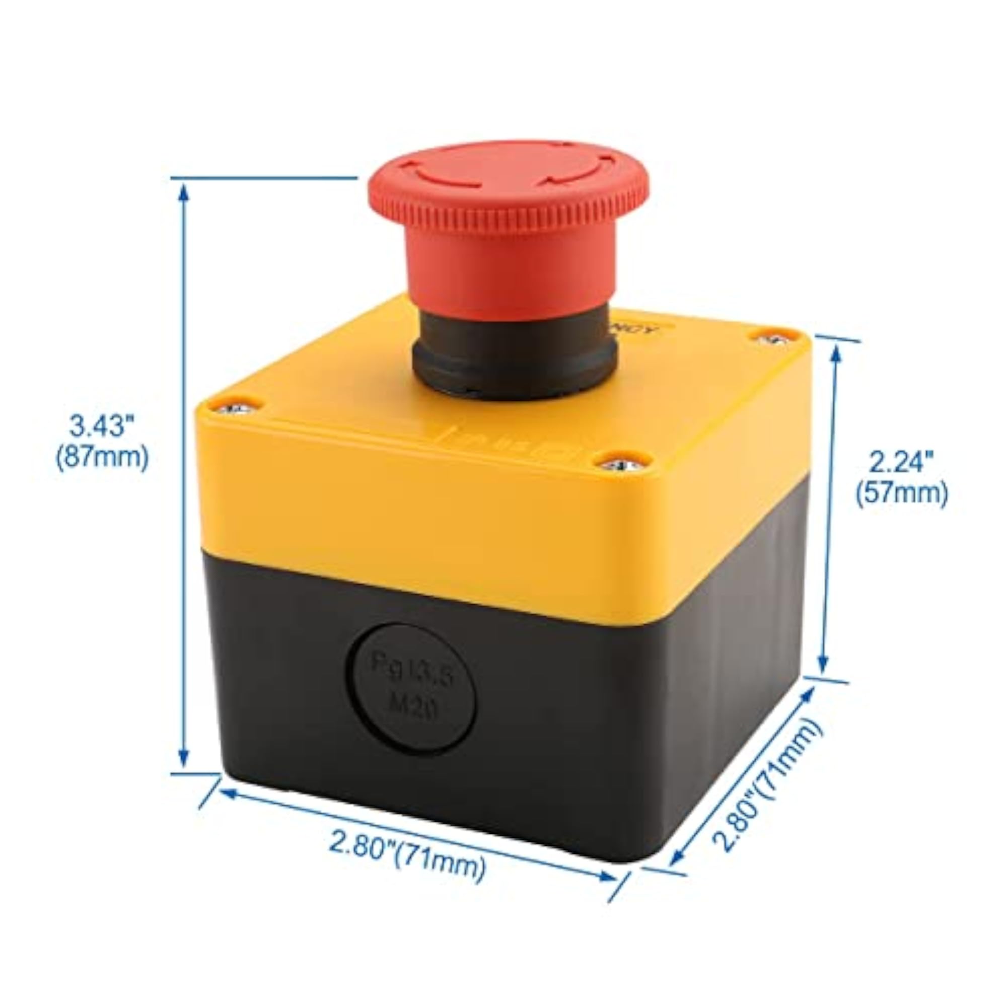 Weatherproof Emergency Stop Push Button Switch