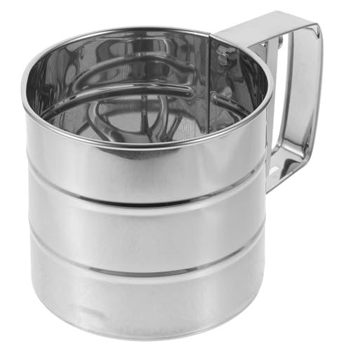 BESTOYARDe Polvo para Hornear y Azúcar Tamizador Manual Filtro De Cocina Resistente y Práctico