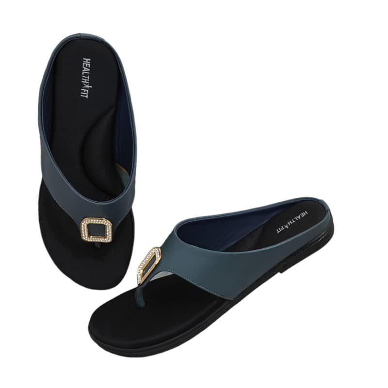 Image of HEALTH FIT Extra Soft Ortho Care Diabetic & Orthopedic Slippers /Doctor Chappal & stylish for Girl's /Women Footwear