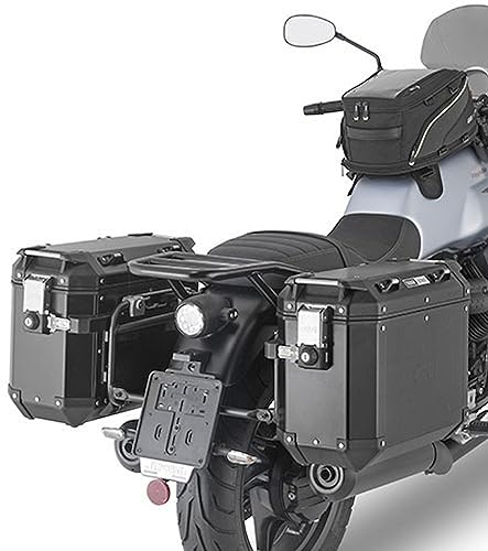 Supports lateraux GIVI PLO8206CAM resolvez le manque de bagages sur Moto Guzzi V7 850
