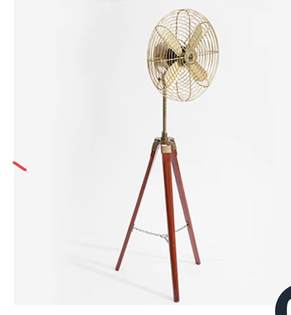 Fan With Wooden Adjustable Tripod Stand This tripod electric fan is a perfect combination Royal Navy Floor Fan