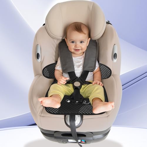 Image of INFANZIA Dry Seat, Car Seat Protector Waterproof Carseat Liner Potty Training Toddlers, Baby and Infants, Piddle Pad for Carseats Strollers (Geometric Black, 1 Pack
