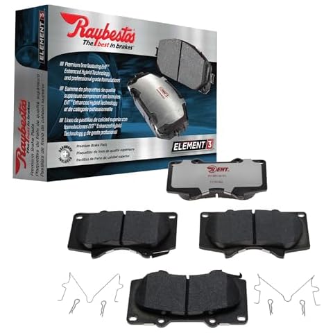 Raybestos Element3 EHTTM Automotive Replacement Front Brake Pad for Select Toyota (4Runner, FJ Cruiser, Sequoia, Tacoma, Tundra), Lexus (GX460,GX470) (EHT976H) Cover
