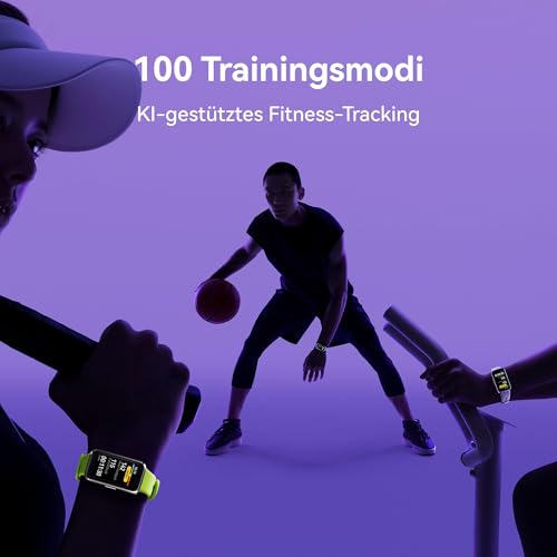 HUAWEI Band 10 Smartwatch,KI-gestütztes Fitness-Tracking,Professionelle Schlafanalyse,Bis zu 14 Tage Akkulaufzeit,Schlankes Gehäuse aus Aluminiumlegierung,iOS & Android,Blau – Bild 6