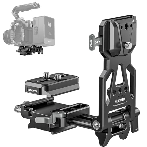 【Piastra Base Estensibile per Fotocamera】Estensibile fino a 1,4