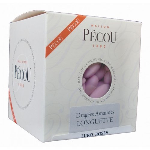 Pécou Dragé amandes Fine Paris Roses 1kg Soit Plus de 300 dragées Cover