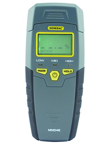 General Tools Mmd4E Digital Moisture Meter, Grays & Klein Tools Et140 Pinless Moisture Meter For Non-Destructive Moisture Detection In Drywall, Wood, And Masonry; Detects Up To 3/4-Inch Below Surface #TOP3
