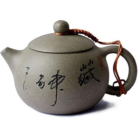 Teekanne, 213 ml, chinesischer Yixing, echte handgefertigte Xishi-Töpfe Cover