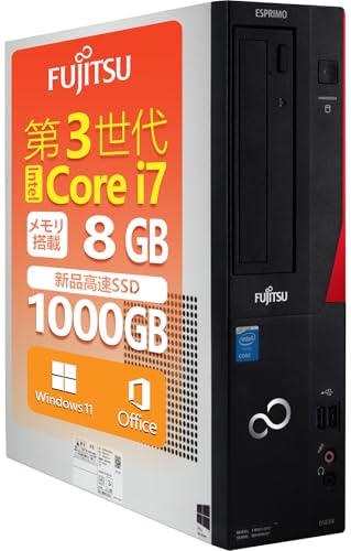 yςݕiz fXNgbvp\R xm ESPRIMO DV[Y 3 Core-i7 Windows11 MS & Office 2019 WIFI LAN \ DVD DisplayPort }`ʑΉ/ݒ/ptH