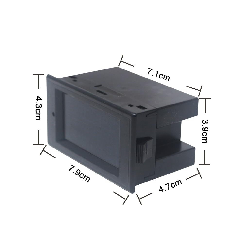 KETOTEK Numérique Voltmètre Ampèremètre DC 14-600V 20A Multimètre Amp Volt Testeur de Tension Mètre LCD Watt Metre Electrique Compteur d'énergie pour Solaire Moteur Auto