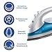 Russell Hobbs Dampfbügeleisen Reise (Leicht, kompaktes Reisebügeleisen mit Dampf, weltweite Spannungsanpassung 110-240V) Bügeleisen (Edelstahlsohle,Temperaturr... und Sprühfunktion) 22470-56