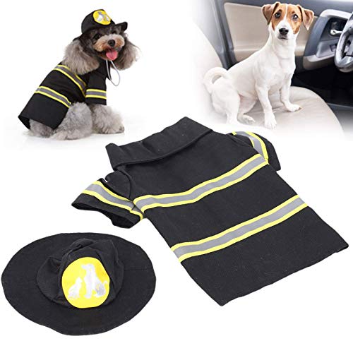 Disfraz de Bombero para Perro y Gato Talla S miniatura 5