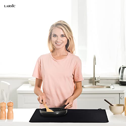 image for Larsic Stove Cover - Protects Electric Stove Washer Dryer Top. Anti-Sl