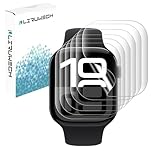 【6枚セット】 LIRUWECH for apple watch 10/11 保護フィルム 42mm アップルウォッチシリーズ10/11液晶フィルム 固定用キット付き 24時間自動修復技術 アップルウォッチ表面 TPU 3D立体設計 気泡なし apple watch アクセサリー (クリア,42mm)