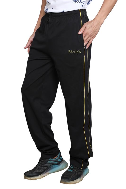 Particle Plus Size Cotton Regular Fit Track Pants for Men (Waist Sizes 36 to 54 inches)