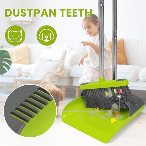 Kaltell BD-GREEN Broom And Standing Dustpan Set 50 Inch Angle Broom thumb #1