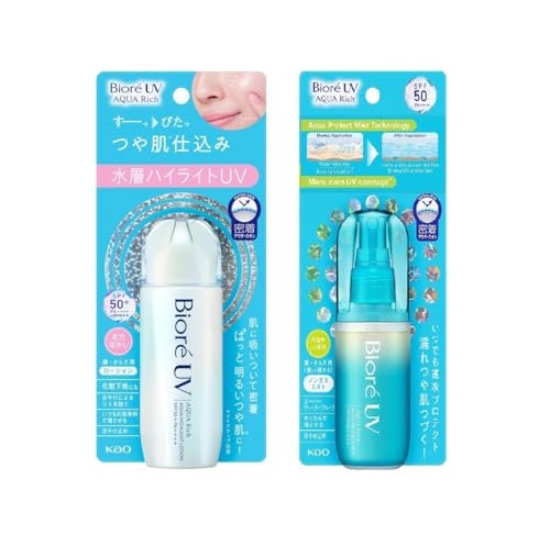 Biore �y�Z�b�g�z UV �A�N�A���b�` �A�N�A�n�C���C�g���[�V���� 70ml �g�[���A�b�v & �A�N�A�v���e�N�g�~�X�g 60ml ���Ă��~��