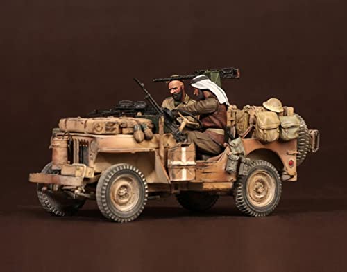 Figura modelo de resina 1/10 Crew Driver sin auto miniatura 1