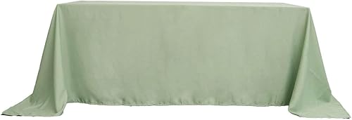 Miniatura 6 de Efavormart - Mantel rectangular de poliéster, 90 x 132 pulgadas, 90 x 132 pulgadas, para bodas, fiestas, restaurantes