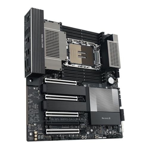 Image of ASUS Pro WS W890-SAGE Intel? W890 (LGA 4710-2) CEB Workstation Motherboard, PCIe 5.0 x16, M.2, SlimSAS, 10Gb+2.5Gb LAN, Ready for IPMI Expansion Card, 12+(2+2)+1+2 Stages, USB4?, USB 20Gbps Type-C