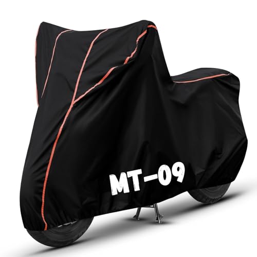 Image of Bike Cover for MT-09 100% Waterproof, Dustproof & Scratch Resistant| Fully Bottom Elastic UV Resistant Heavy Duty Body Cover | All Weather Outdoor Use